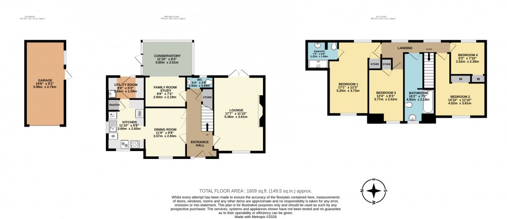 Floorplan for North Crawley, Buckinghamshire