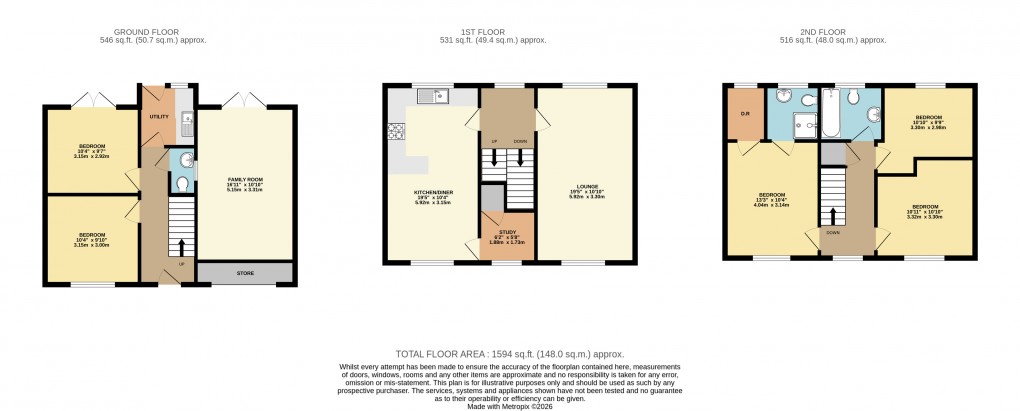 Floorplan for Oxley Park