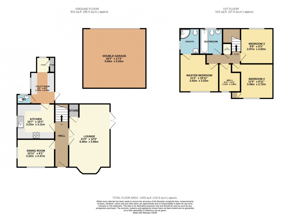 Floorplan for Luton