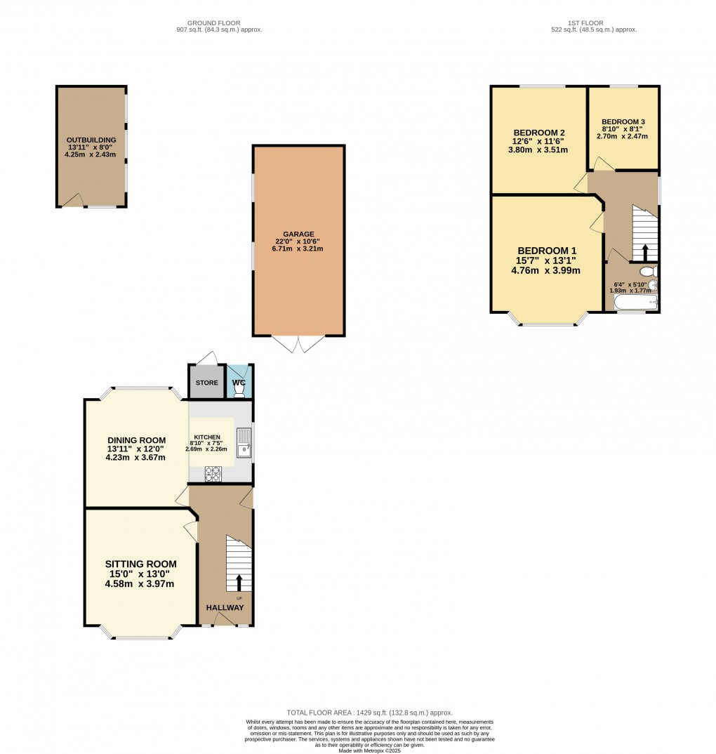 Floorplan for Luton