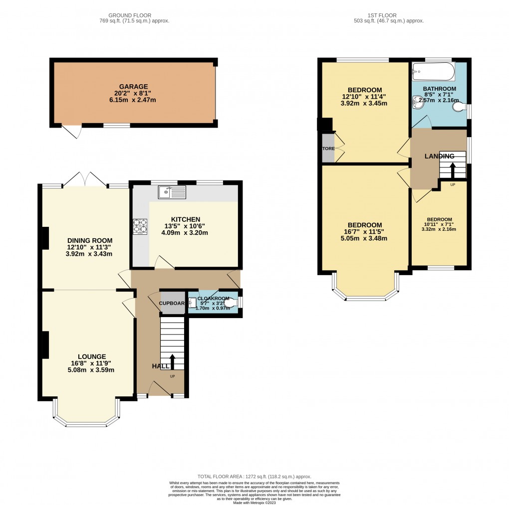 Floorplan for Luton