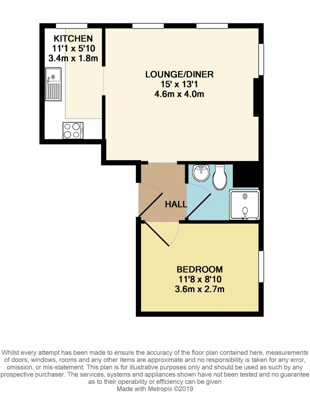 Floorplan for Stopsley, Bedfordshire