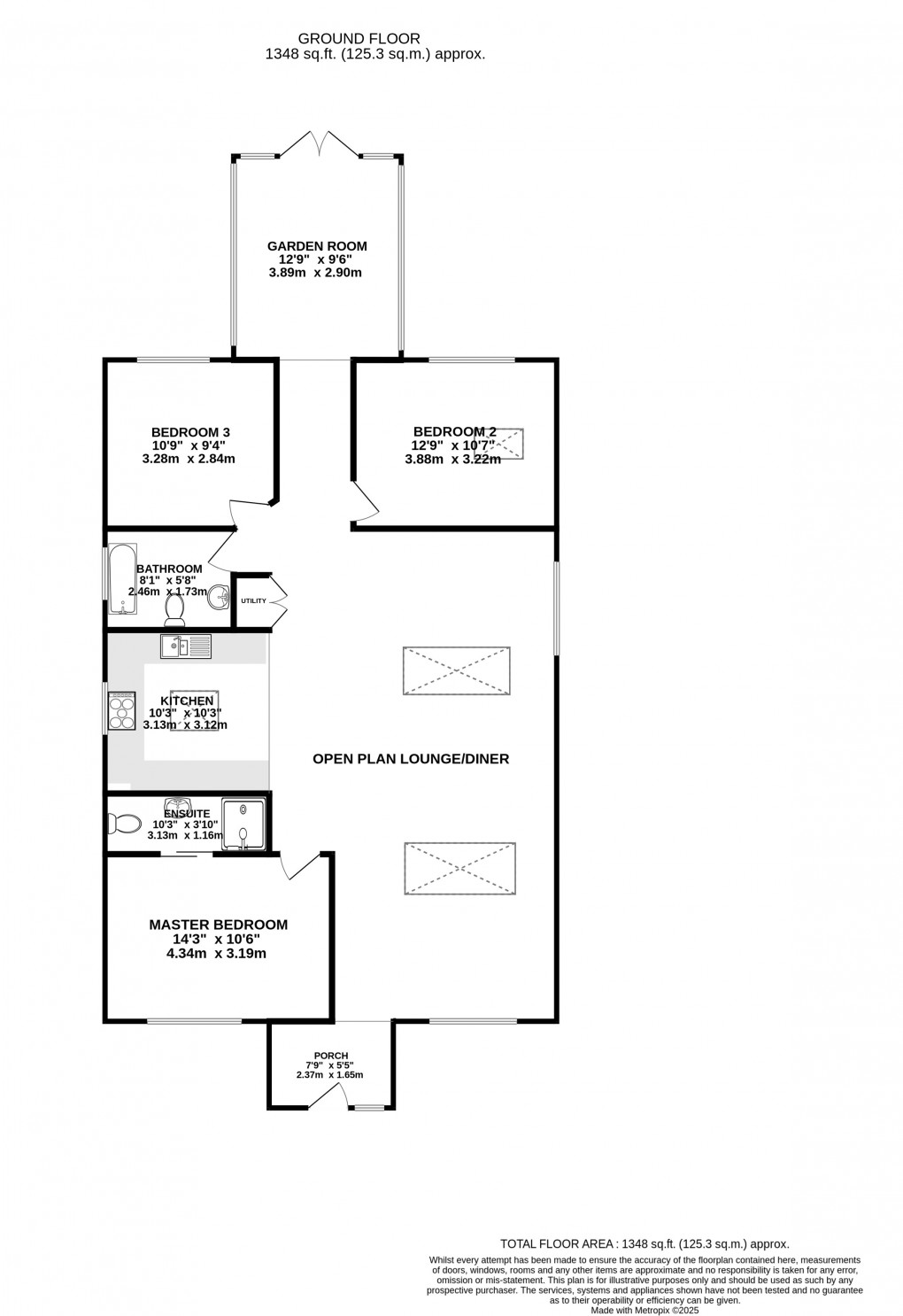 Floorplan for Luton