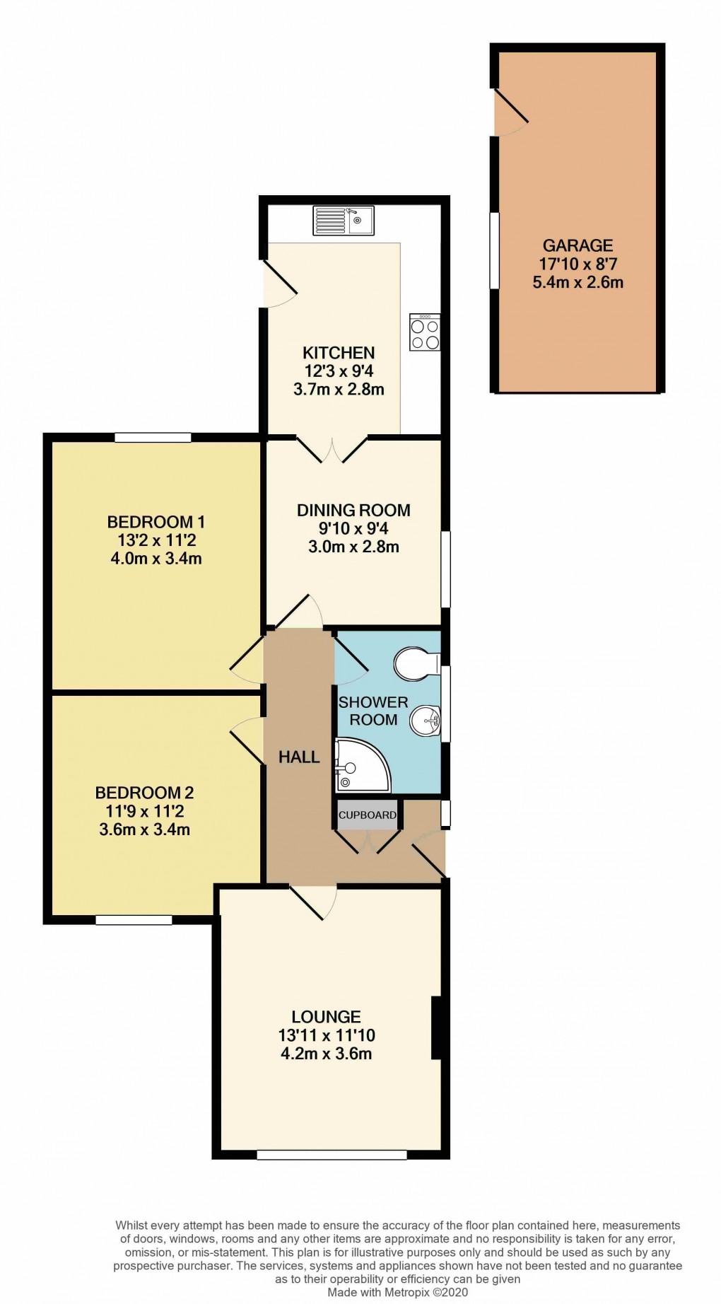 Floorplan for Luton