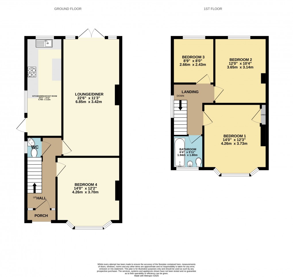 Floorplan for Luton
