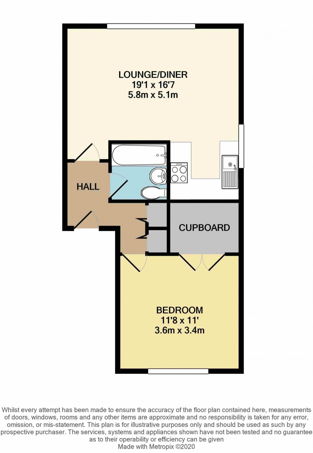 Floorplan for Luton