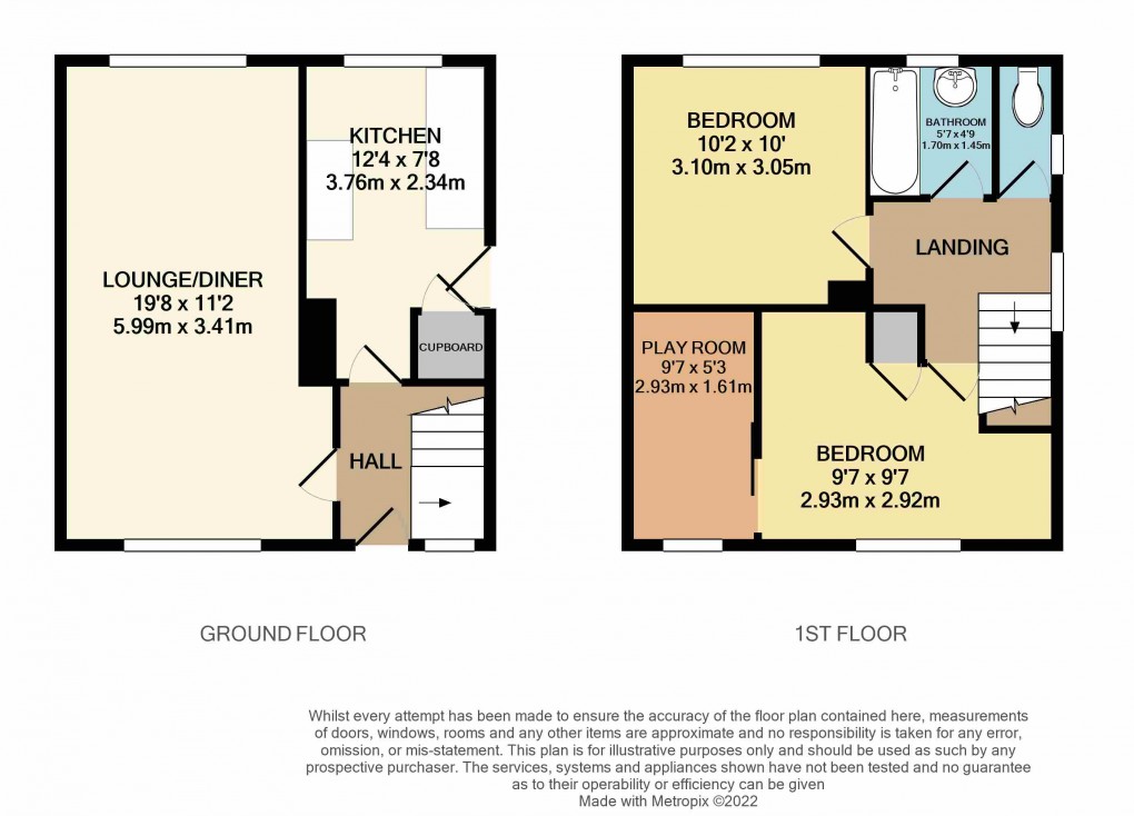 Floorplan for Luton, Bedfordshire