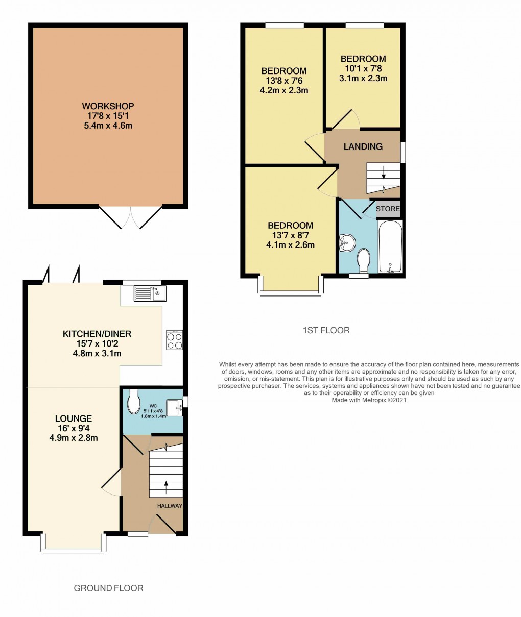 Floorplan for Luton, Bedfordshire