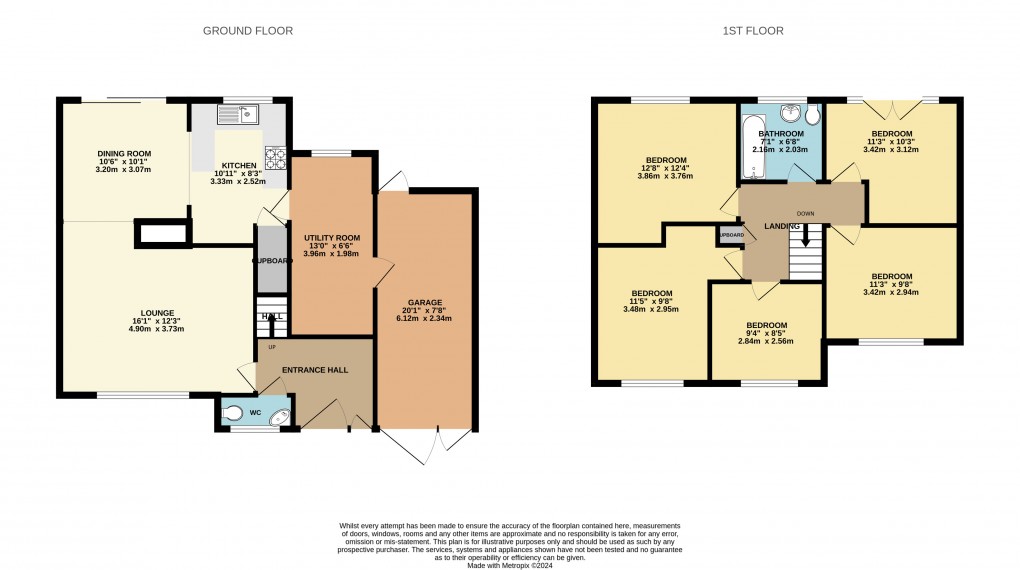 Floorplan for Luton, Bedfordshire