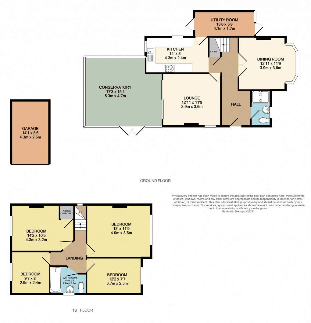 Floorplan for Luton, Bedfordshire