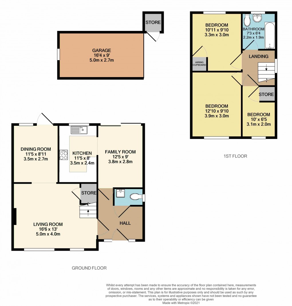 Floorplan for Luton, Bedfordshire