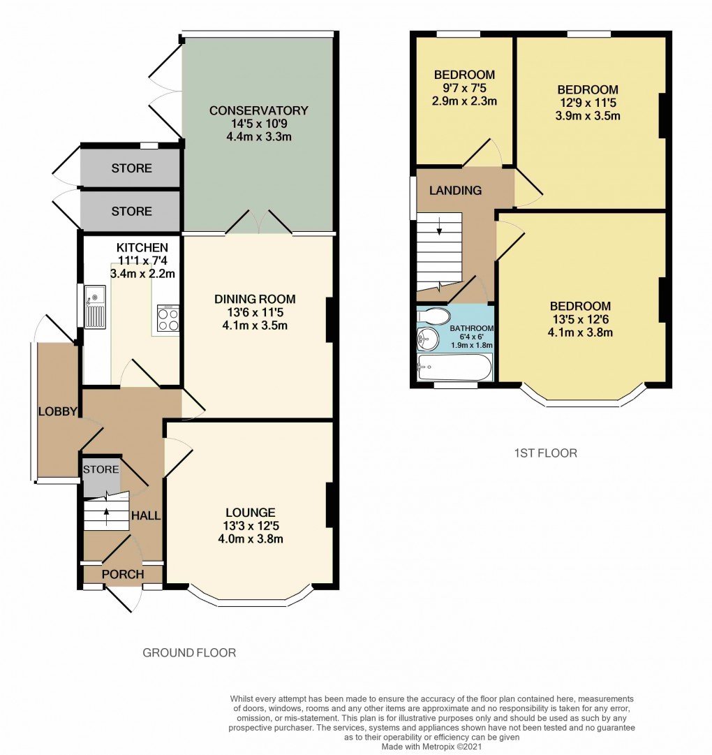 Floorplan for Luton, Bedfordshire