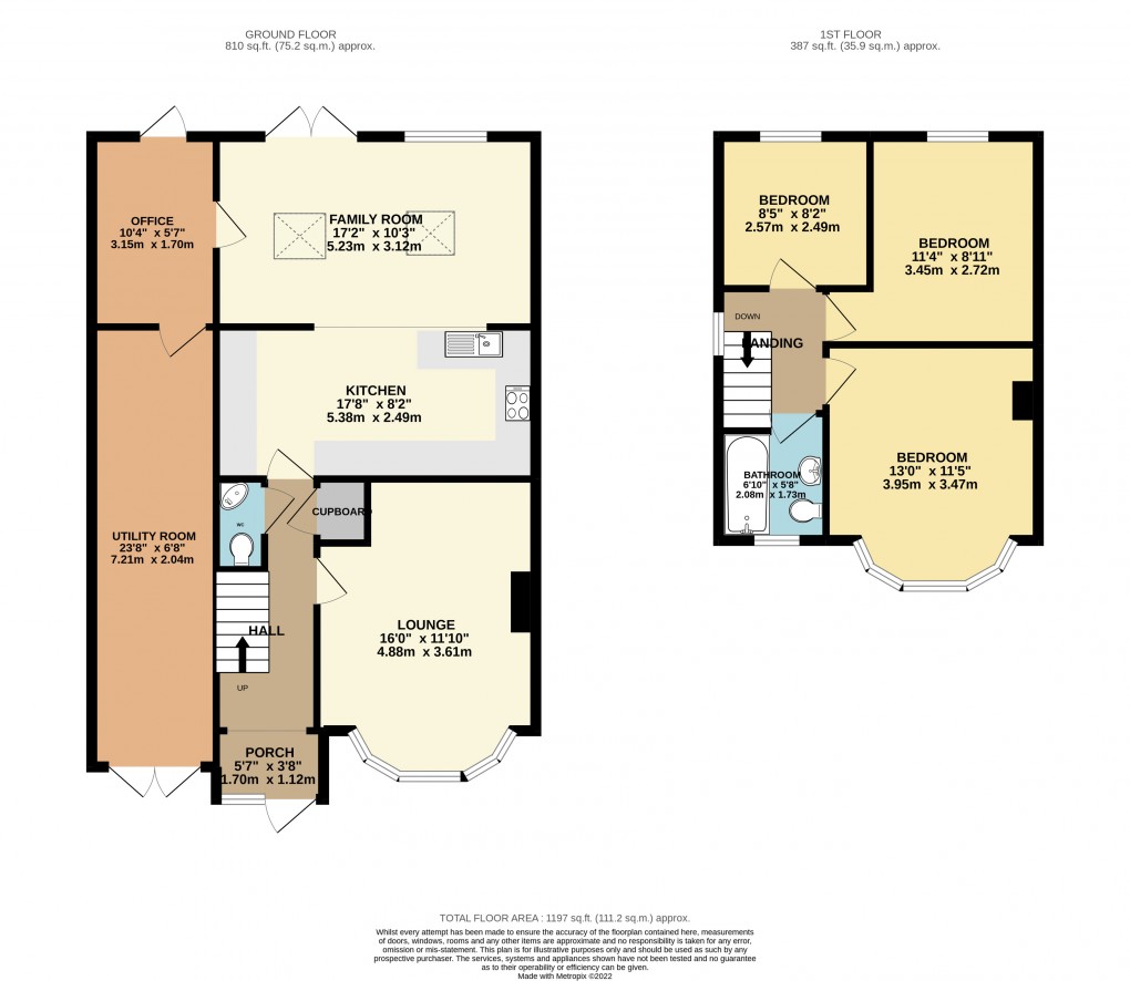 Floorplan for Luton