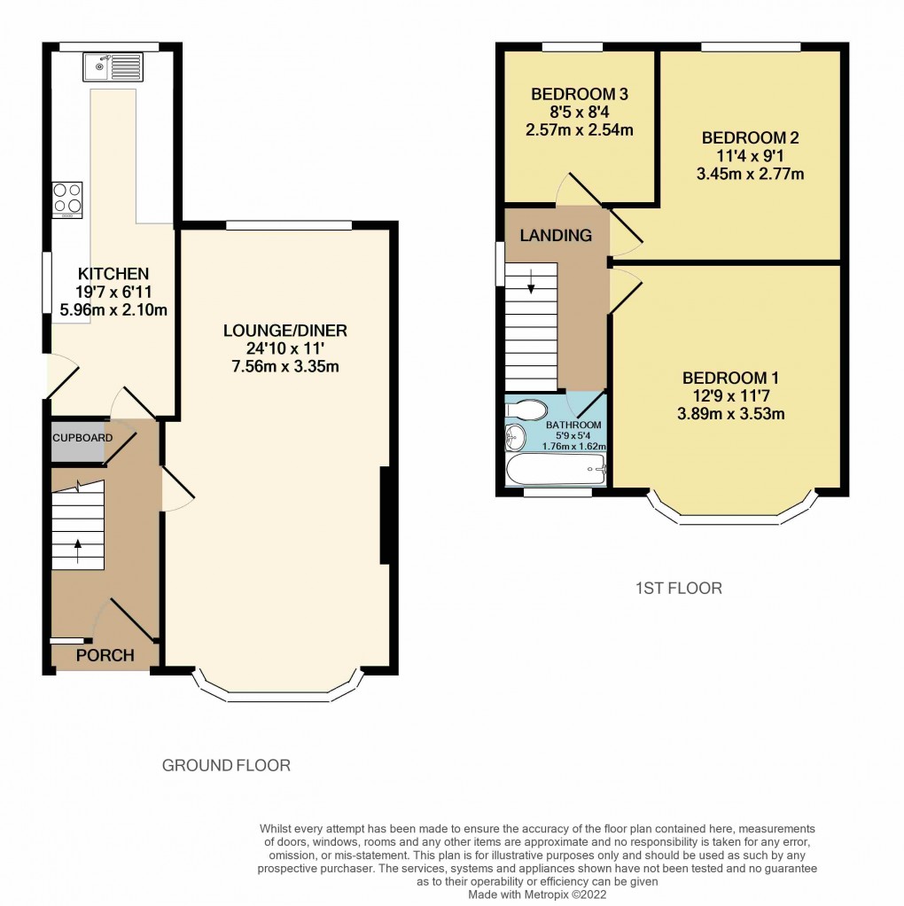 Floorplan for Luton