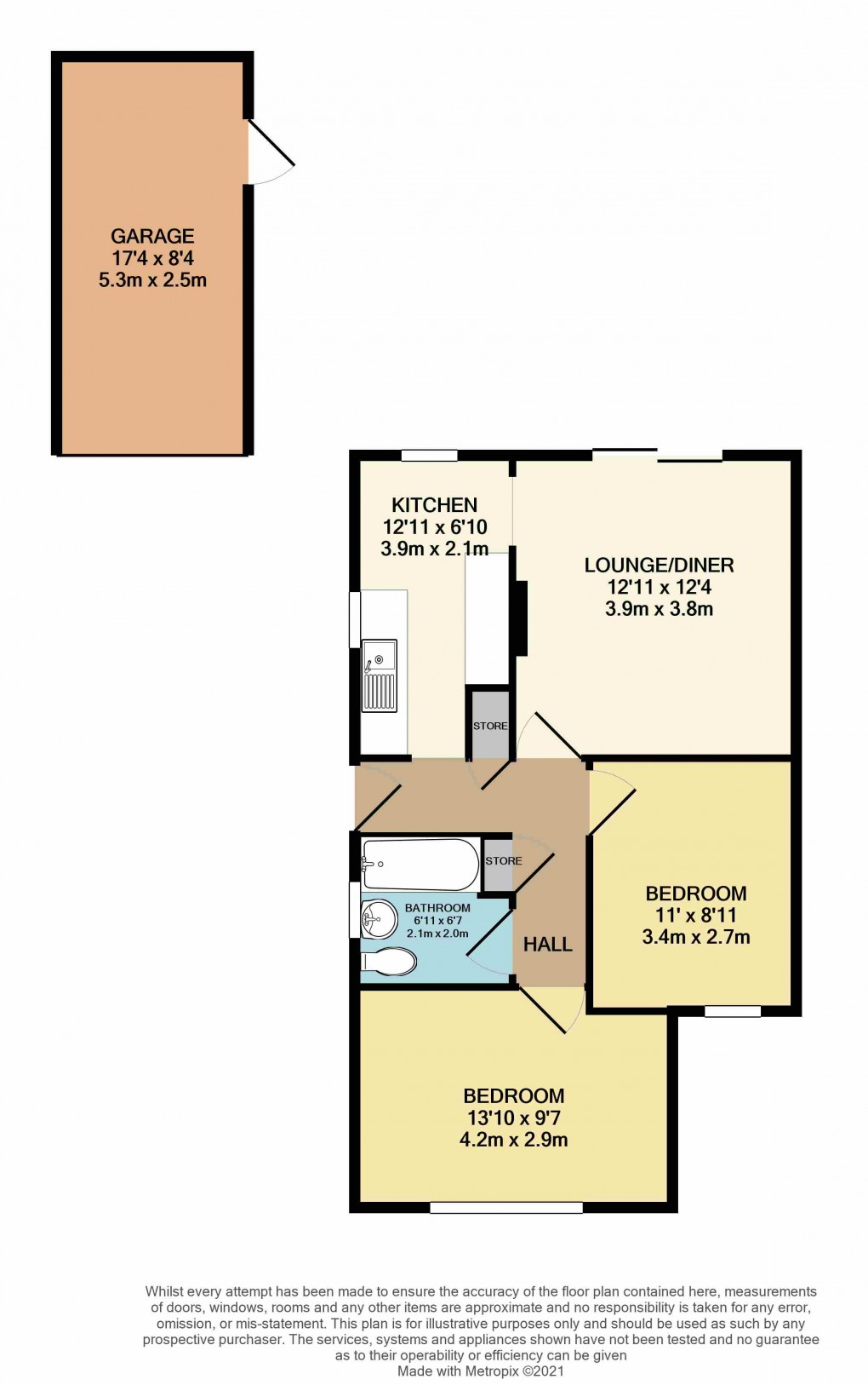 Floorplan for Luton, Bedfordshire