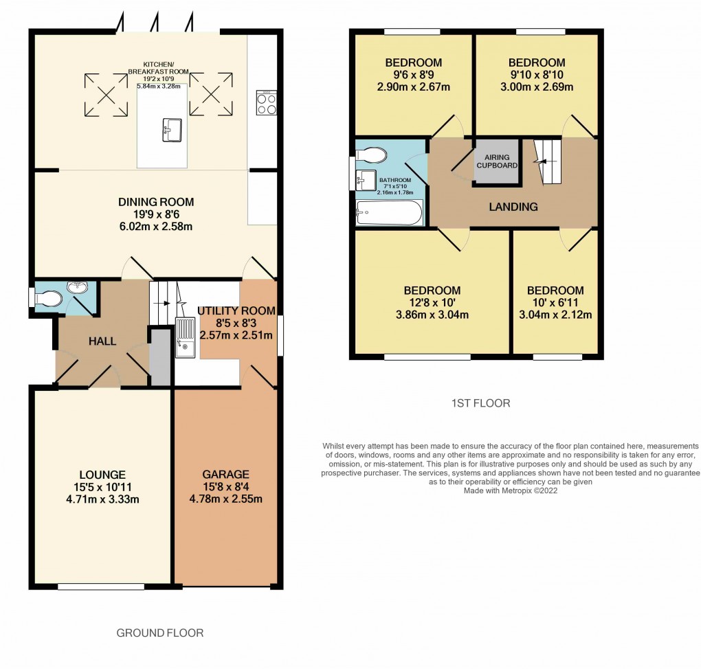 Floorplan for Luton, Bedfordshire