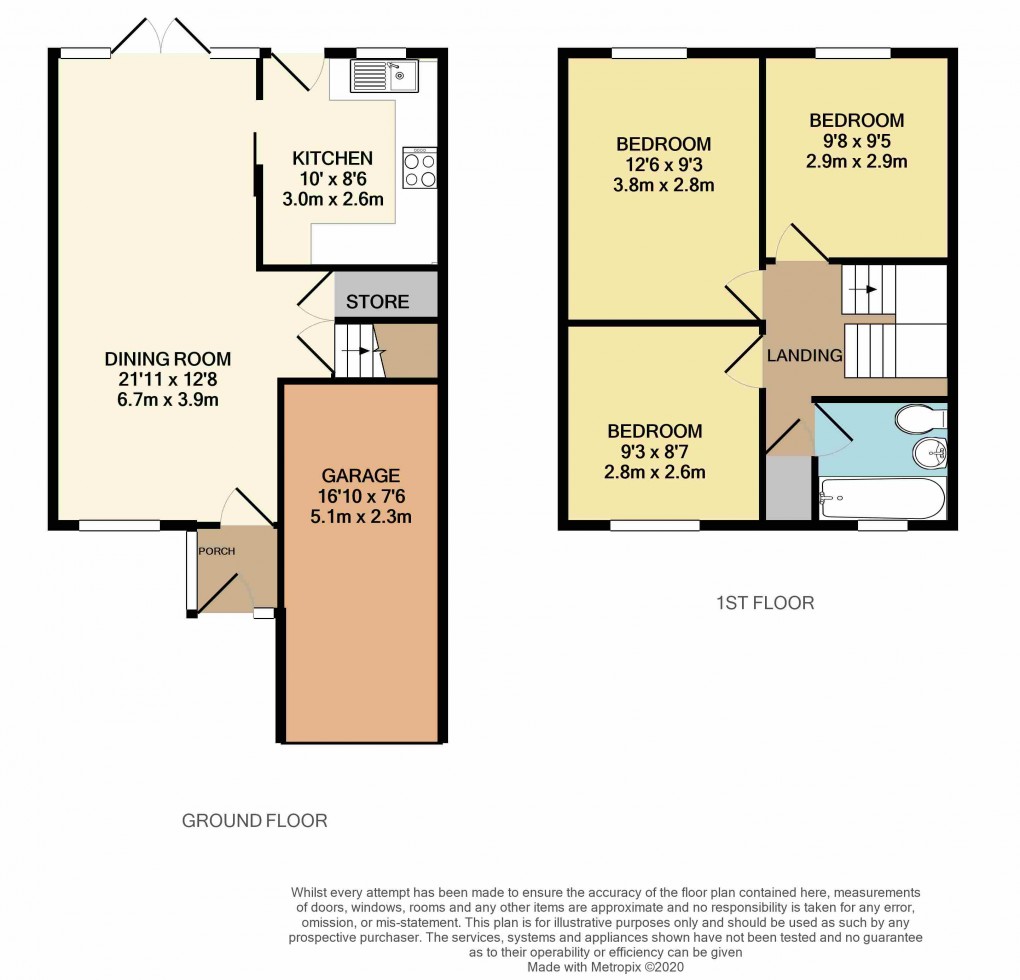 Floorplan for Luton, Bedfordshire