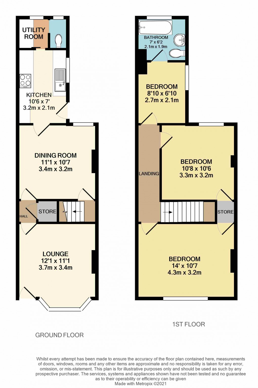 Floorplan for Luton