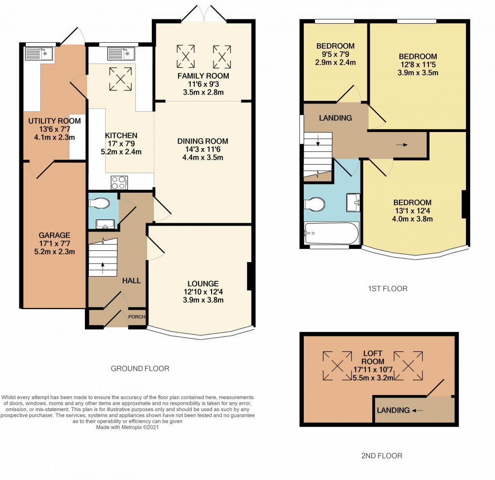 Floorplan for Luton