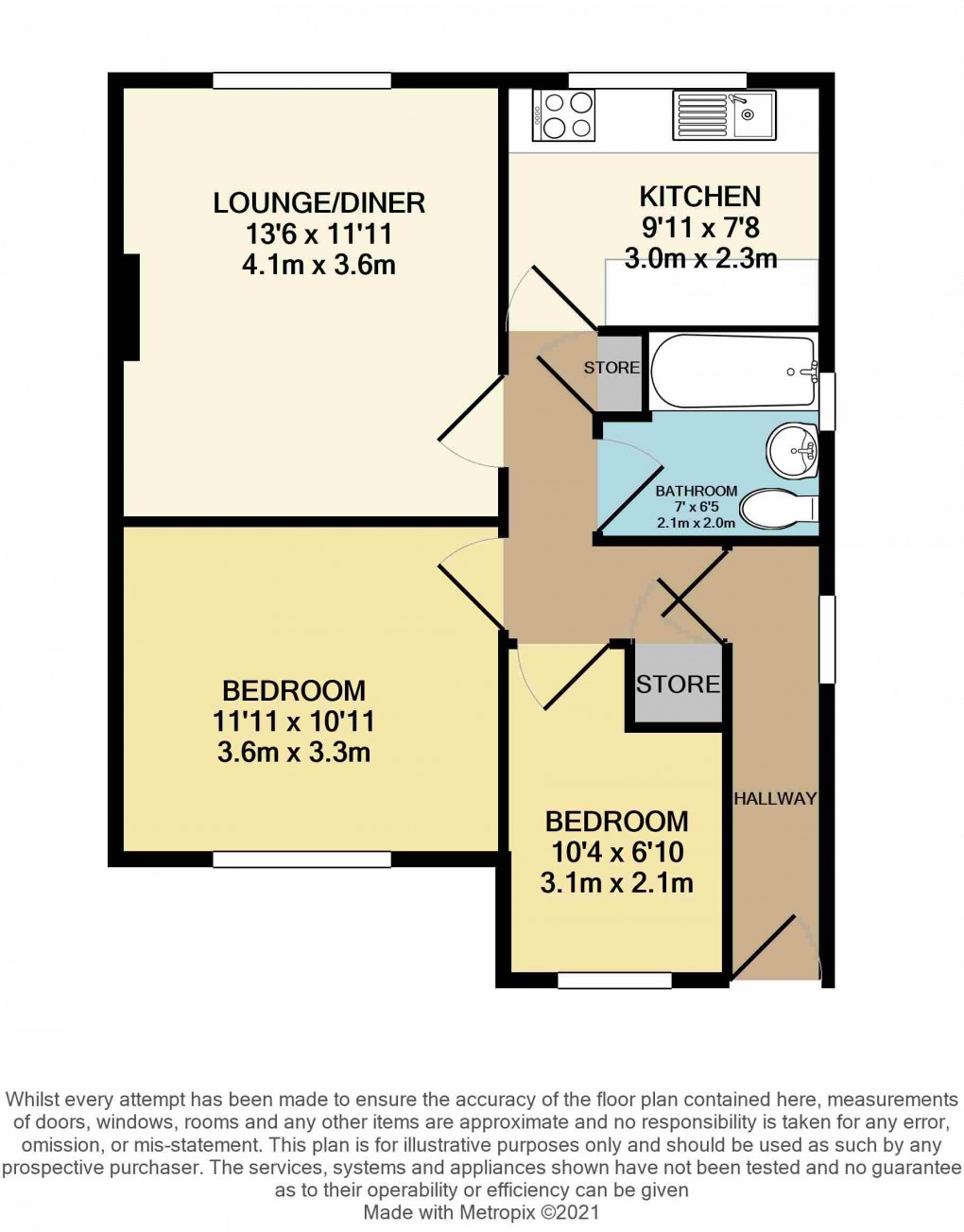 Floorplan for Luton, Bedfordshire