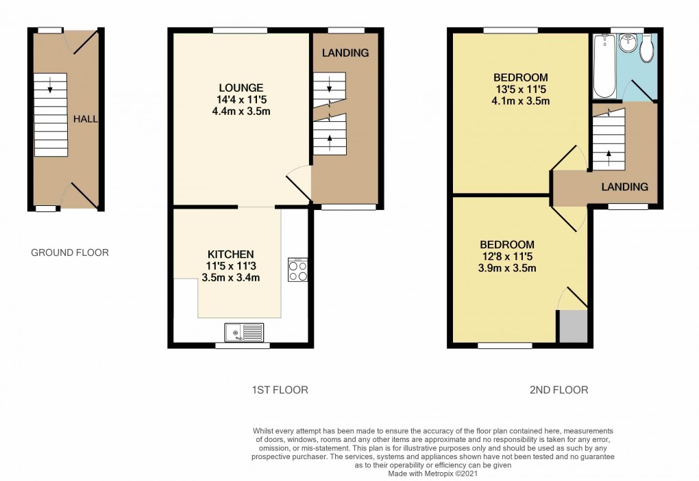 Floorplan for Luton, Bedfordshire