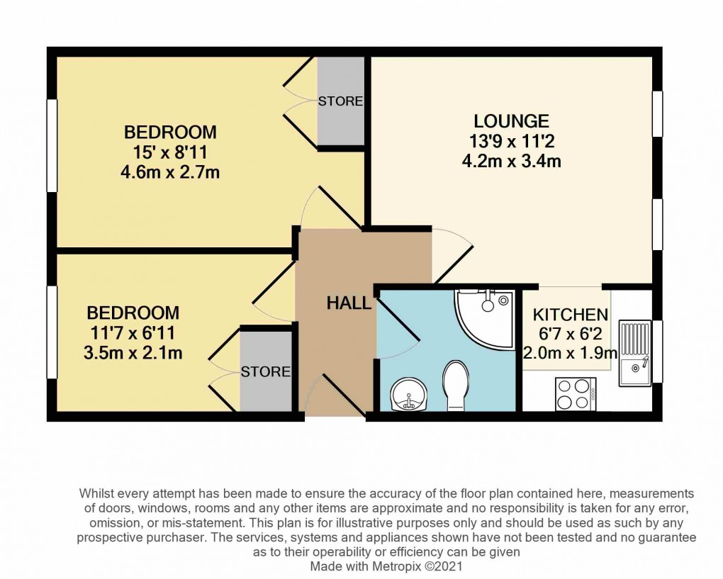 Floorplan for Luton, Bedfordshire