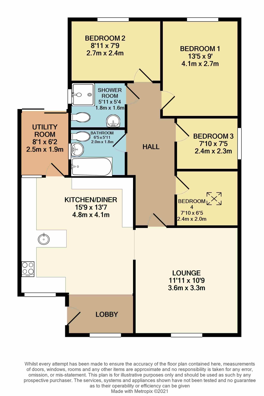 Floorplan for Luton, Bedfordshire