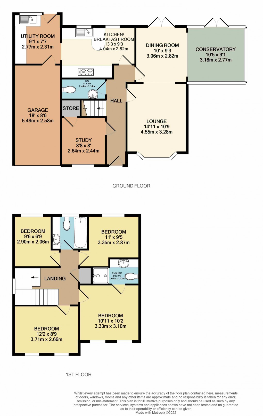 Floorplan for Luton, Bedfordshire