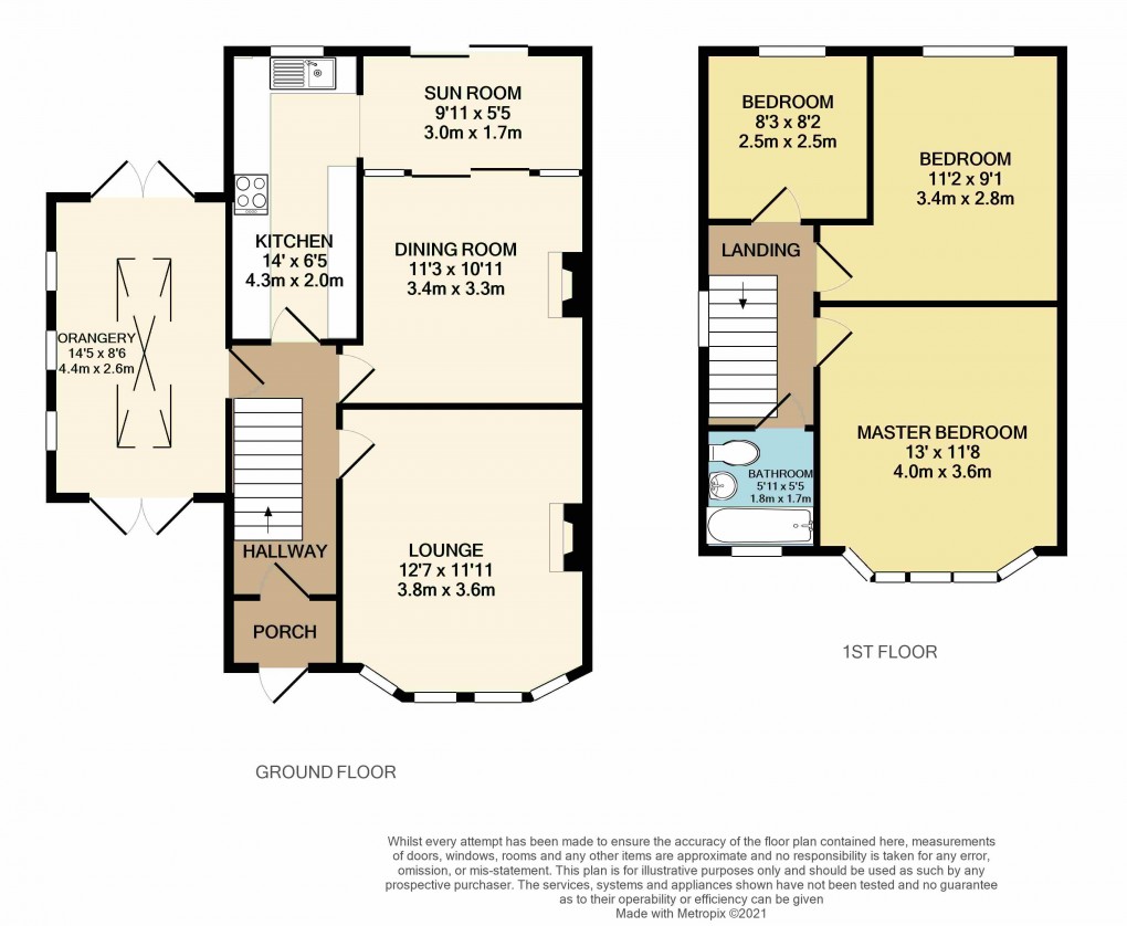 Floorplan for Luton, Bedfordshire