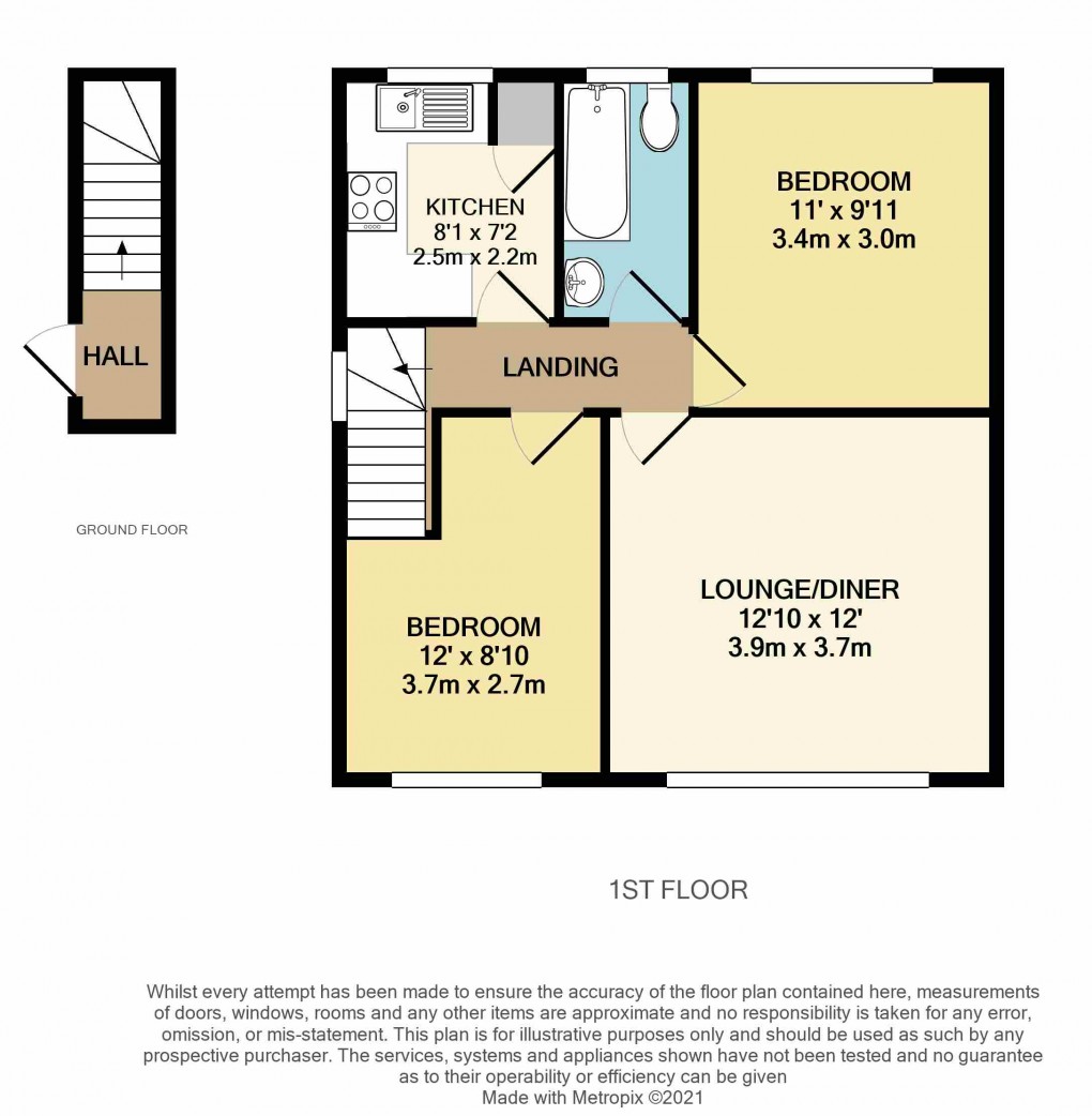 Floorplan for Luton, Bedfordshire