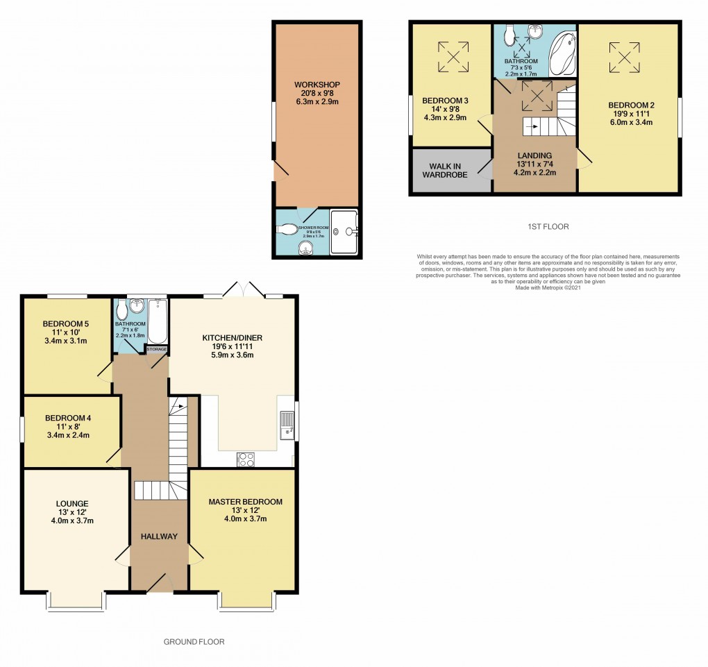 Floorplan for Luton, Bedfordshire