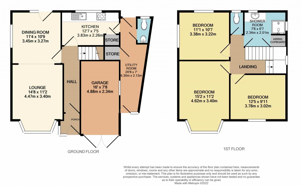 Floorplan for Luton, Bedfordshire