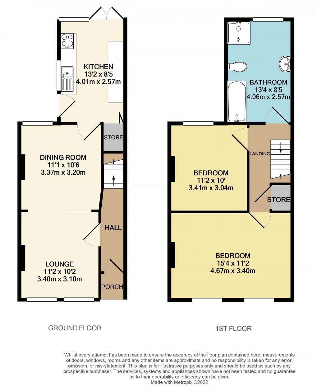 Floorplan for Luton, Bedfordshire