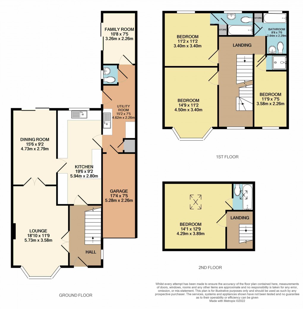 Floorplan for Luton, Bedfordshire