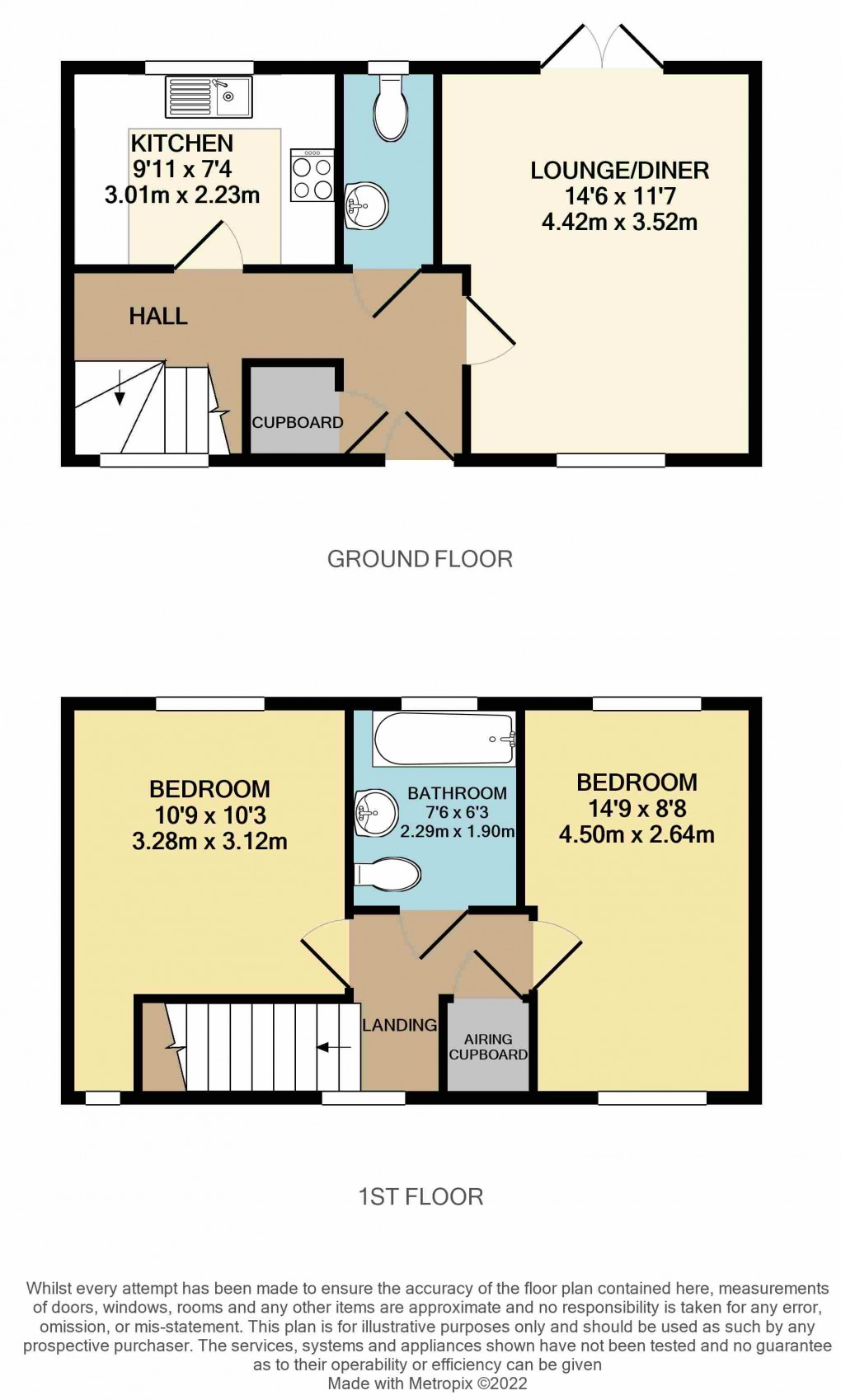 Floorplan for Luton, Bedfordshire