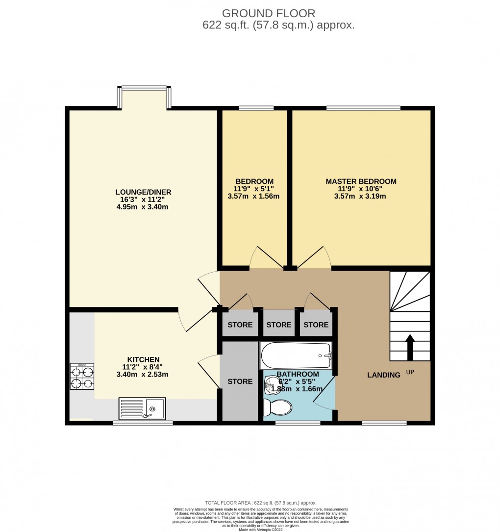 Floorplan for Luton, Bedfordshire