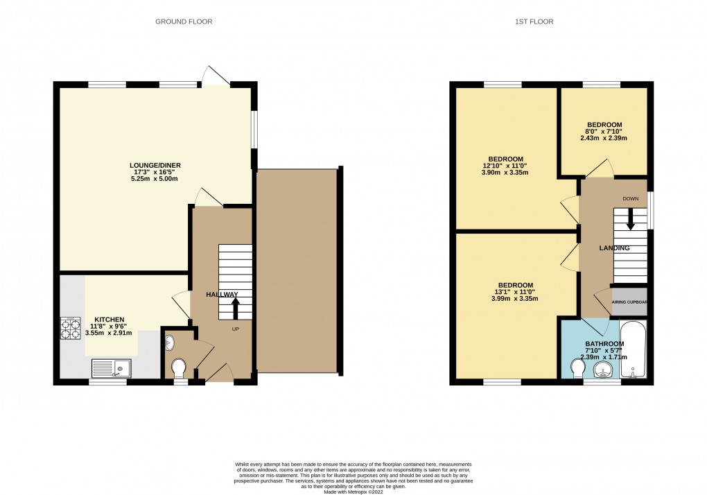 Floorplan for Luton, Bedfordshire