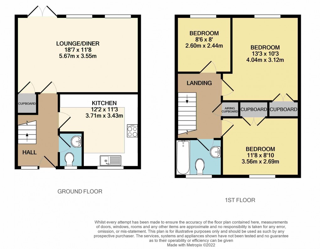 Floorplan for Breachwood Green, Hitchin, Hertfordshire