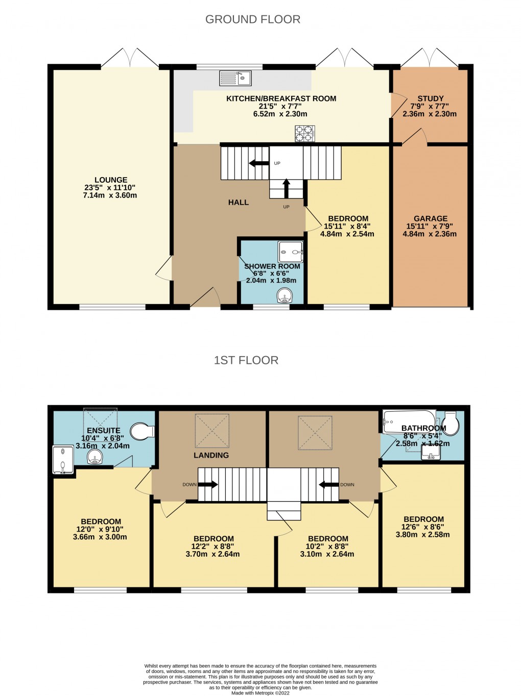 Floorplan for Luton, Bedfordshire