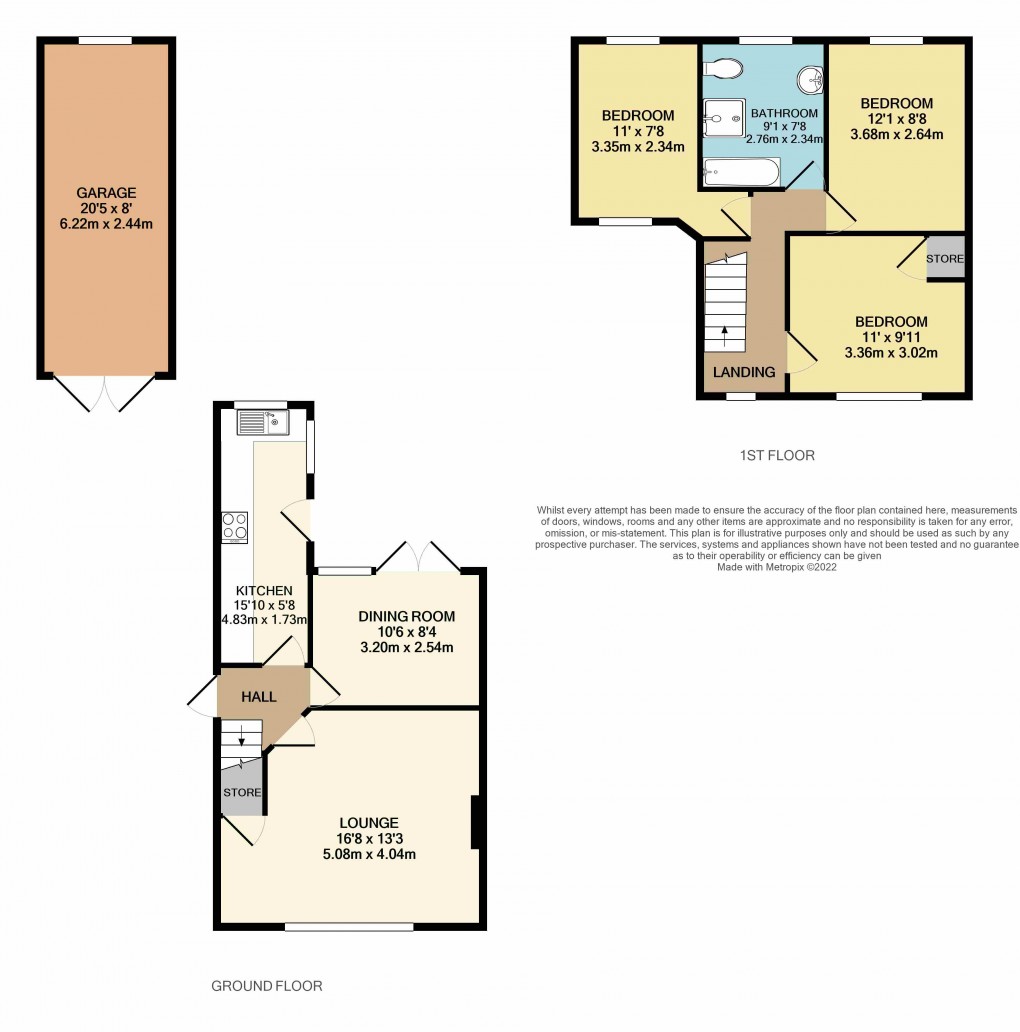 Floorplan for Luton, Bedfordshire