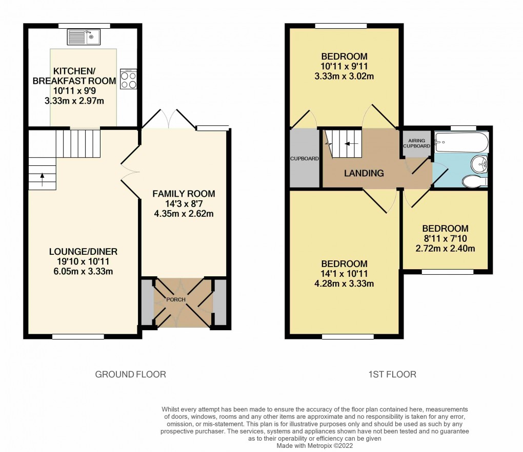 Floorplan for Luton, Bedfordshire