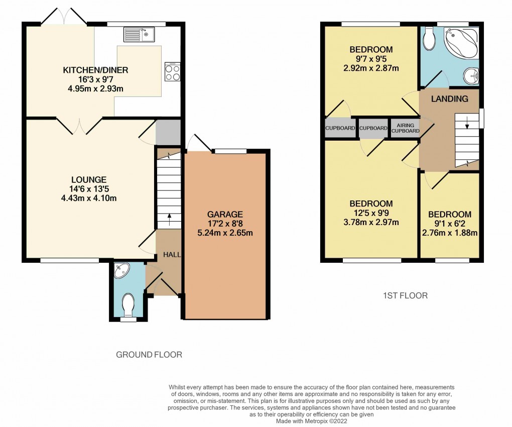 Floorplan for Luton, Bedfordshire