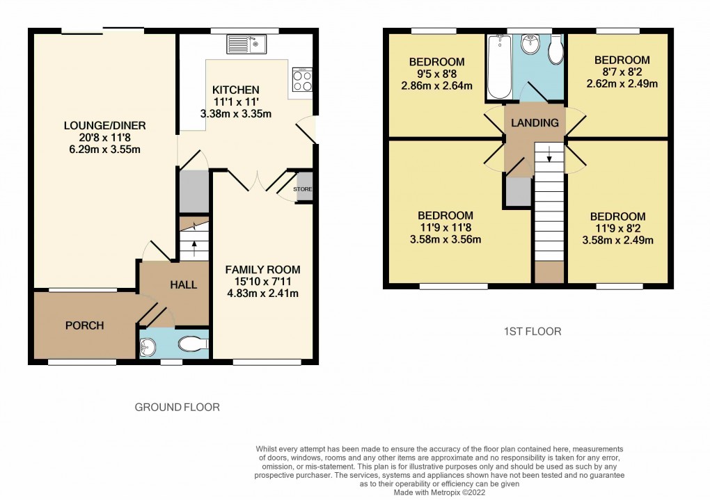 Floorplan for Luton, Bedfordshire