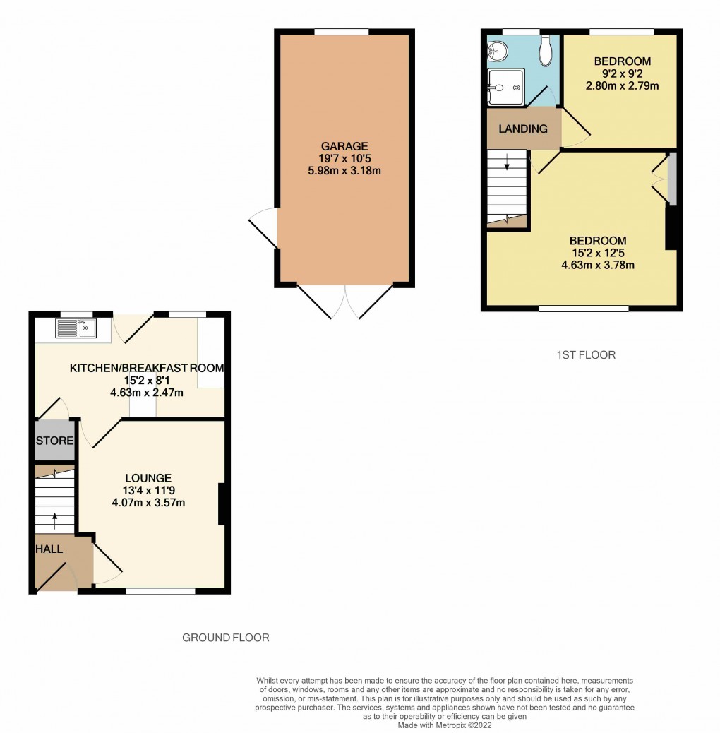 Floorplan for Luton, Bedfordshire