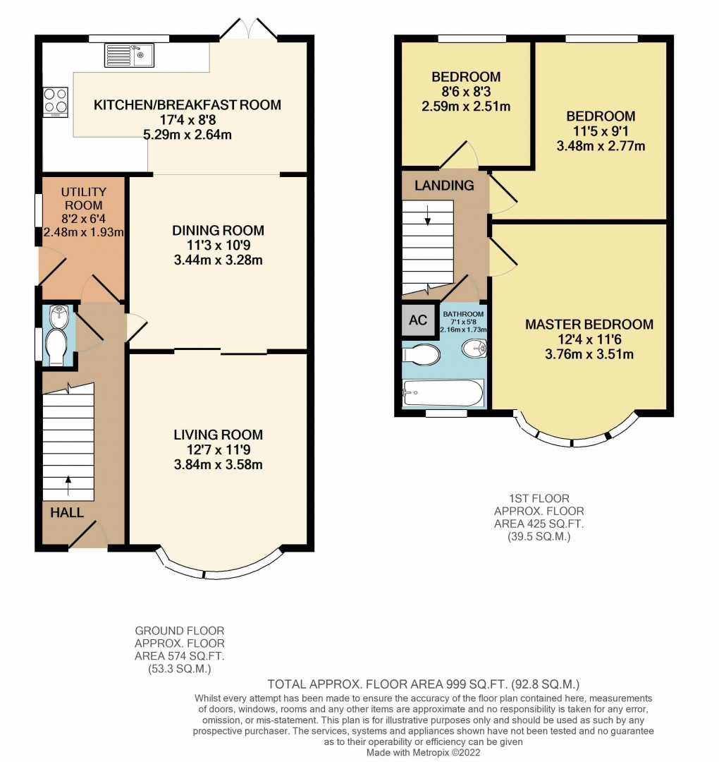 Floorplan for Luton, Bedfordshire