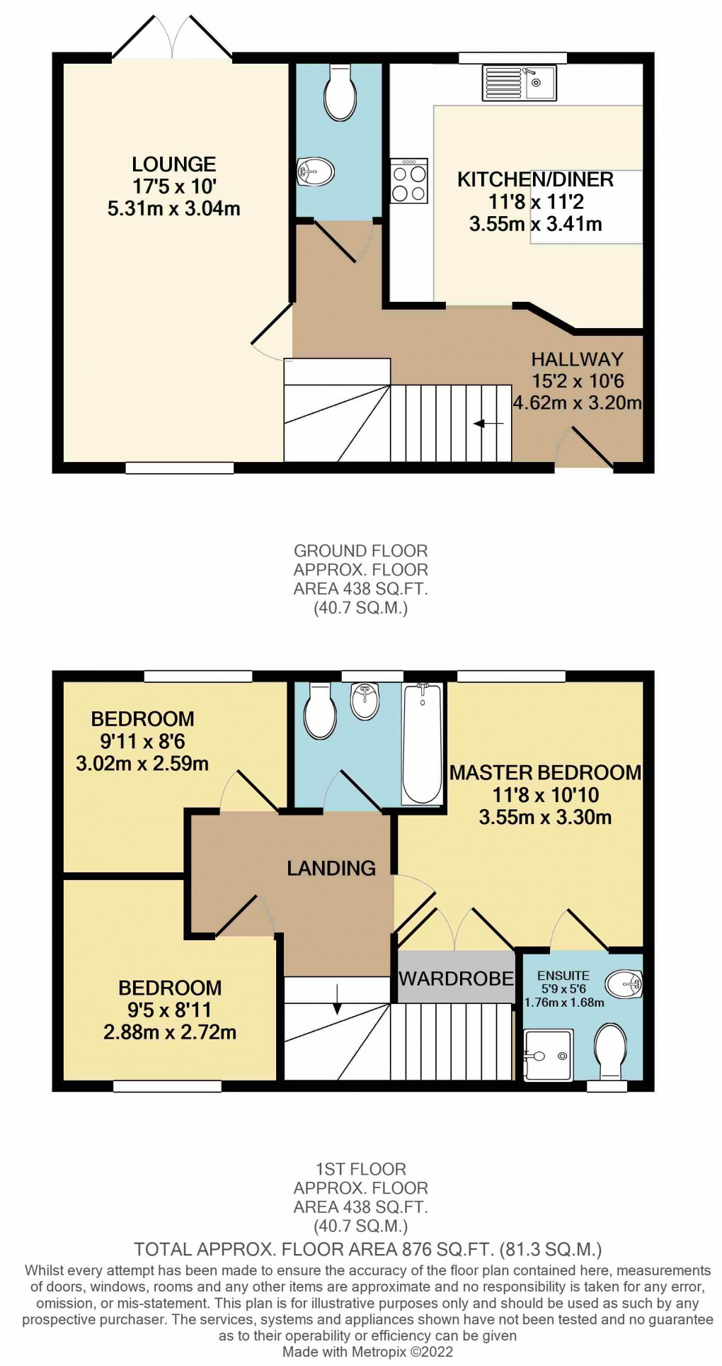 Floorplan for Luton, Bedfordshire