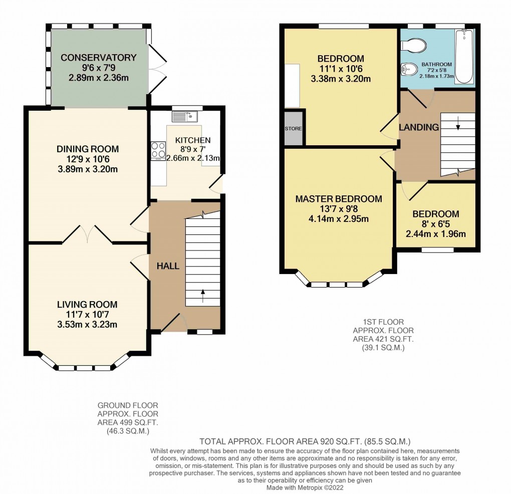 Floorplan for Luton, Bedfordshire