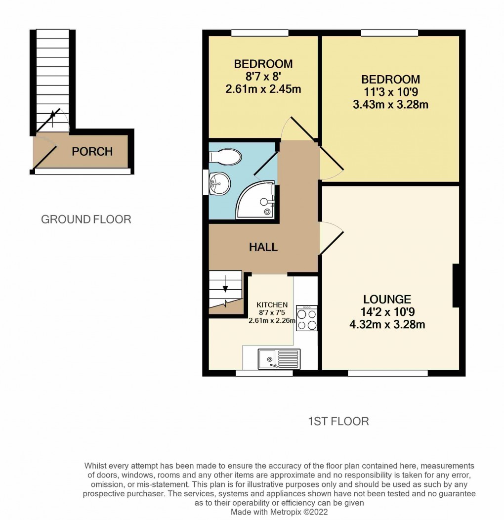 Floorplan for Luton, Bedfordshire