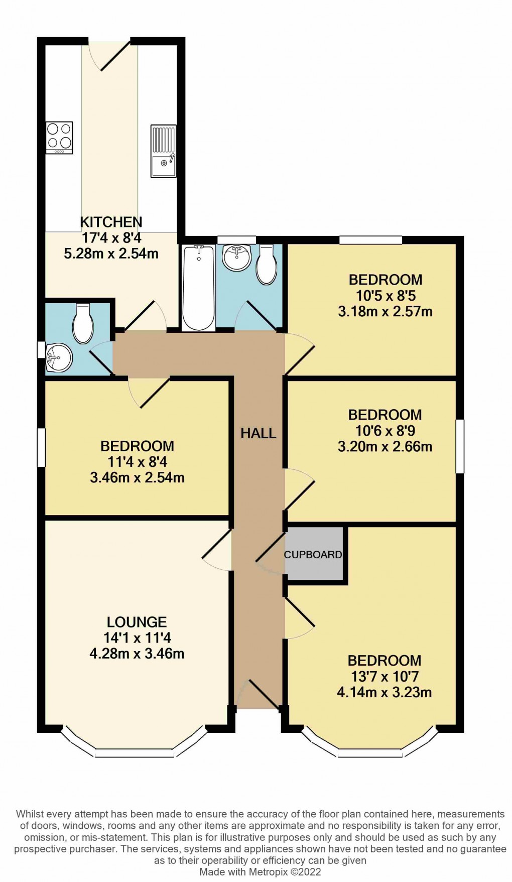 Floorplan for Luton, Bedfordshire