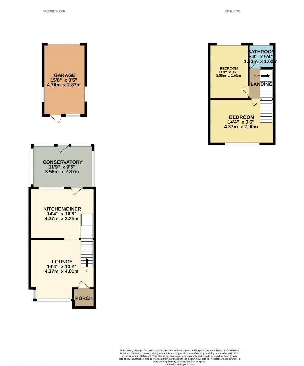 Floorplan for Luton, Bedfordshire